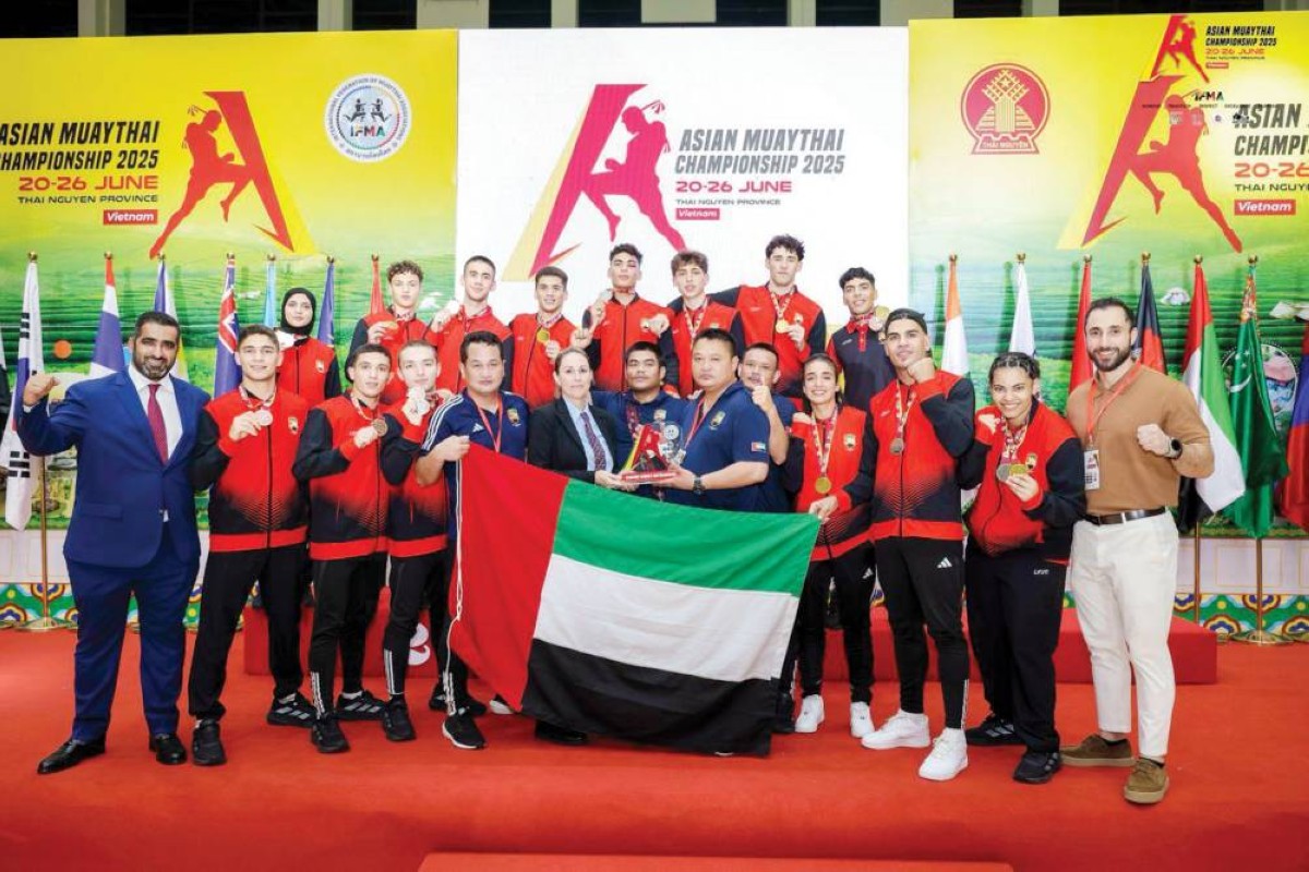 جانب من الاحتفال بالإنجاز 