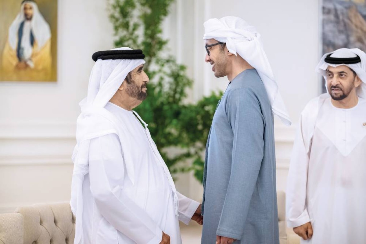 حمدان بن زايد وسيف بن محمد وعبدالله بن زايد