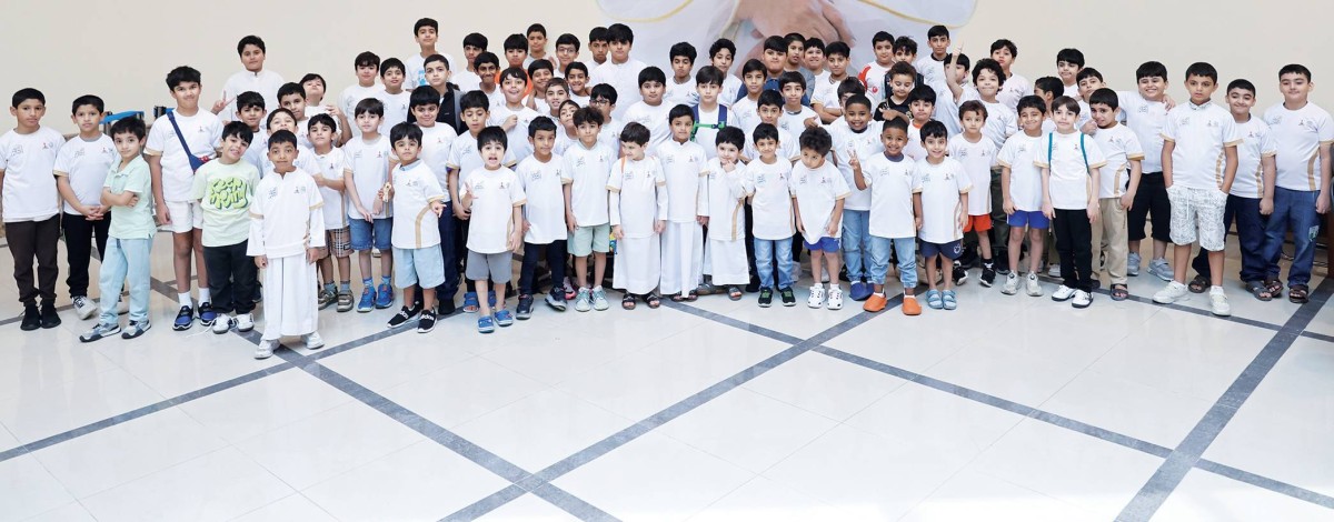 جانب من الأطفال المشاركين في البرنامج