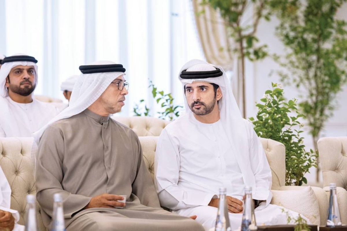 منصور بن زايد في حديث مع حمدان بن محمد