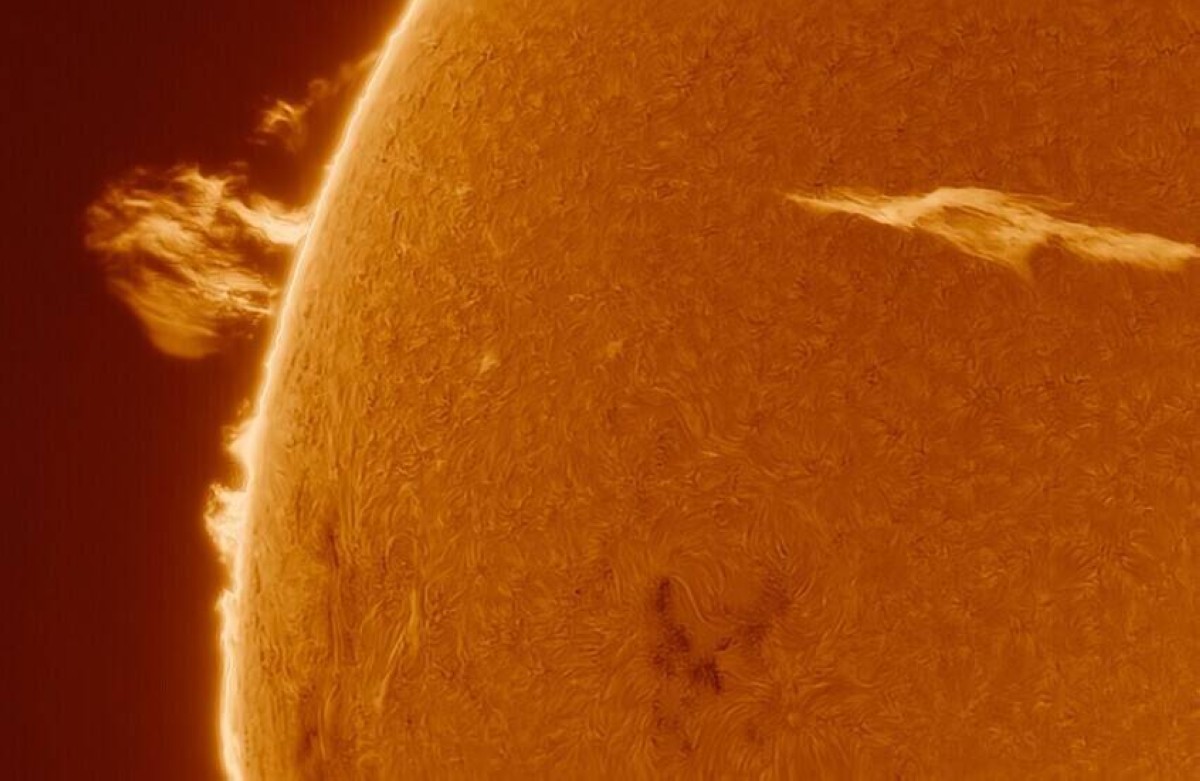 «وحش» مهول فوق الشمس