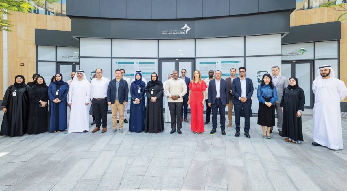 خلال استقبال الوفد 