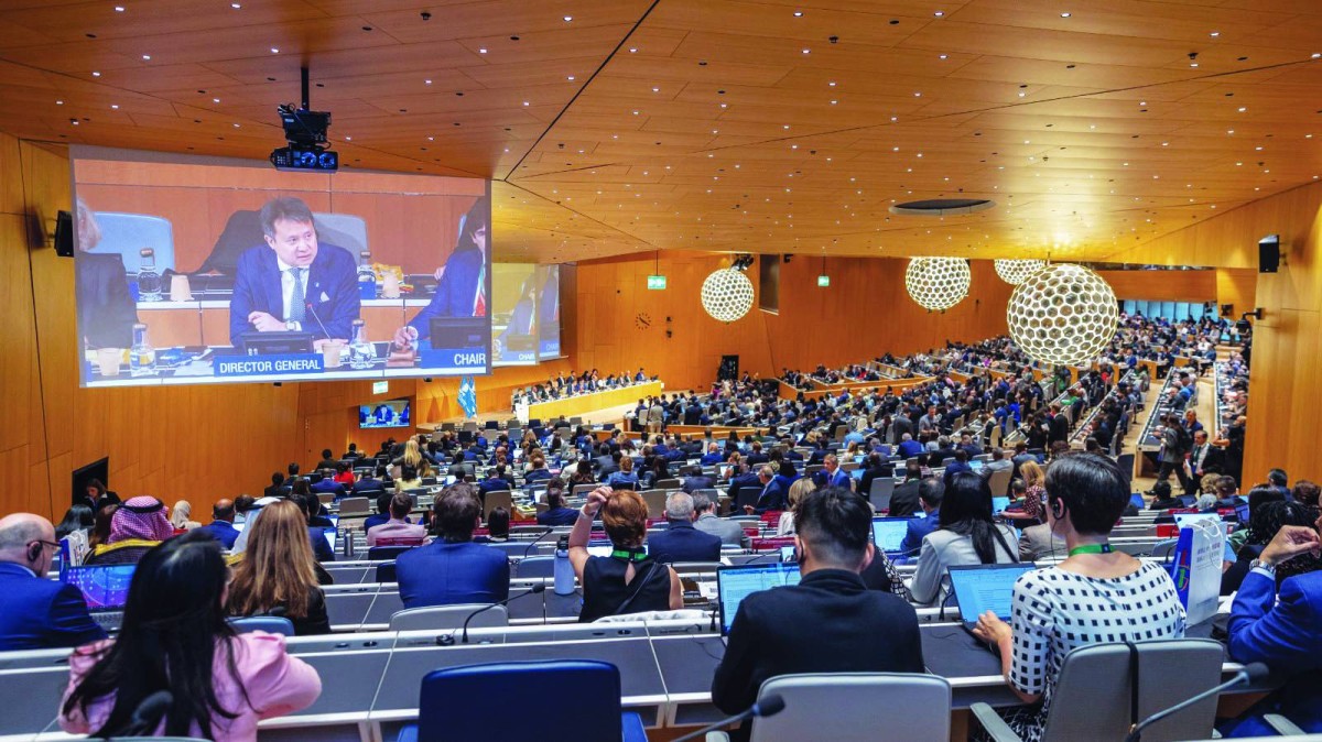 جانب من الاجتماعات السادسة والستين لجمعيات الدول الأعضاء في «ويبو» 