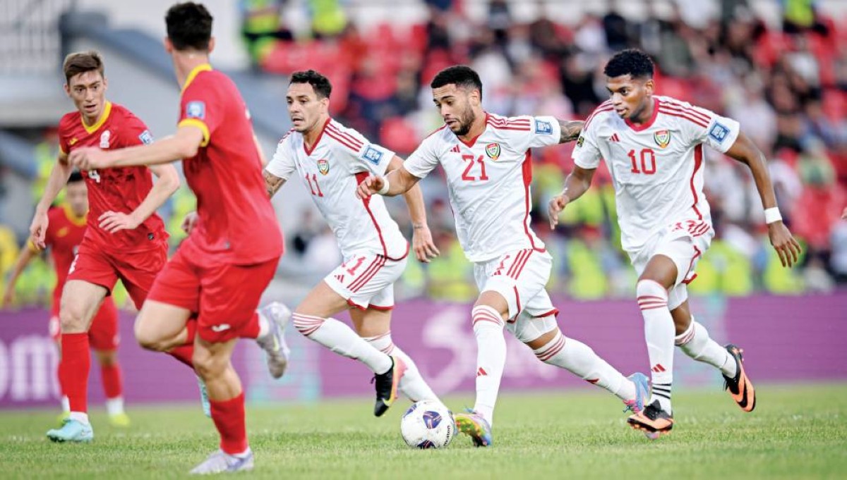 جانب من إحدى مباريات منتخبنا في التصفيات 