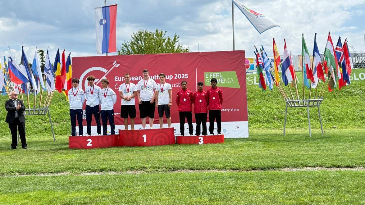 3 ميداليات للإمارات في كأس أوروبا للقوس والسهم للشباب
