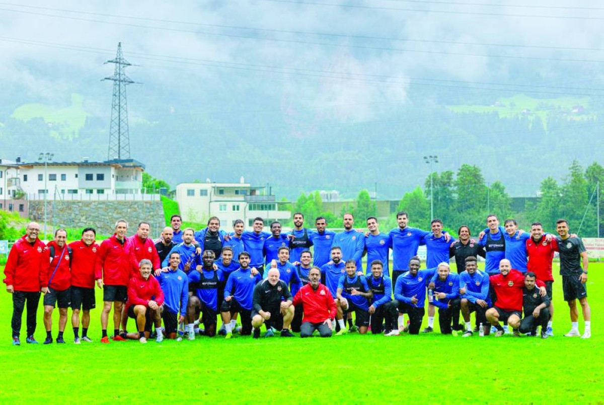 جانب من معسكر شباب الأهلي في النمسا