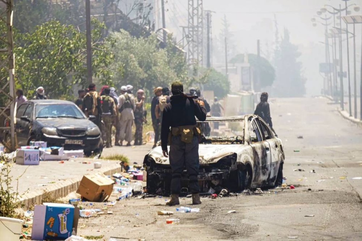 من اشتباكات السويداء الأسبوع الماضي