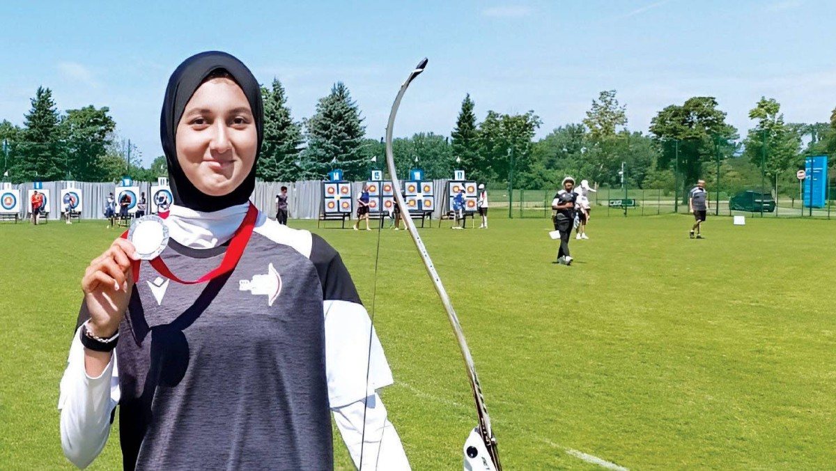 سامية مقصود تألقت في البطولة 