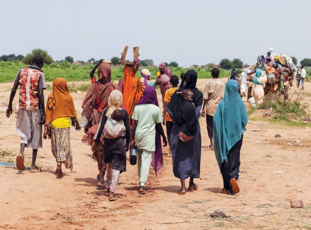 نزوح واسع جراء الحرب المدمرة في السودان 