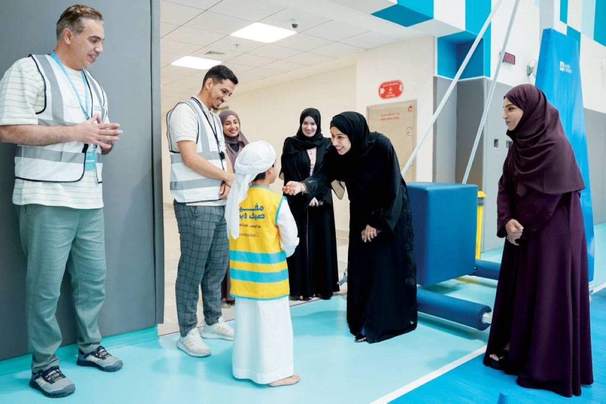 حصة بوحميد خلال المشاركة في فعاليات المخيم