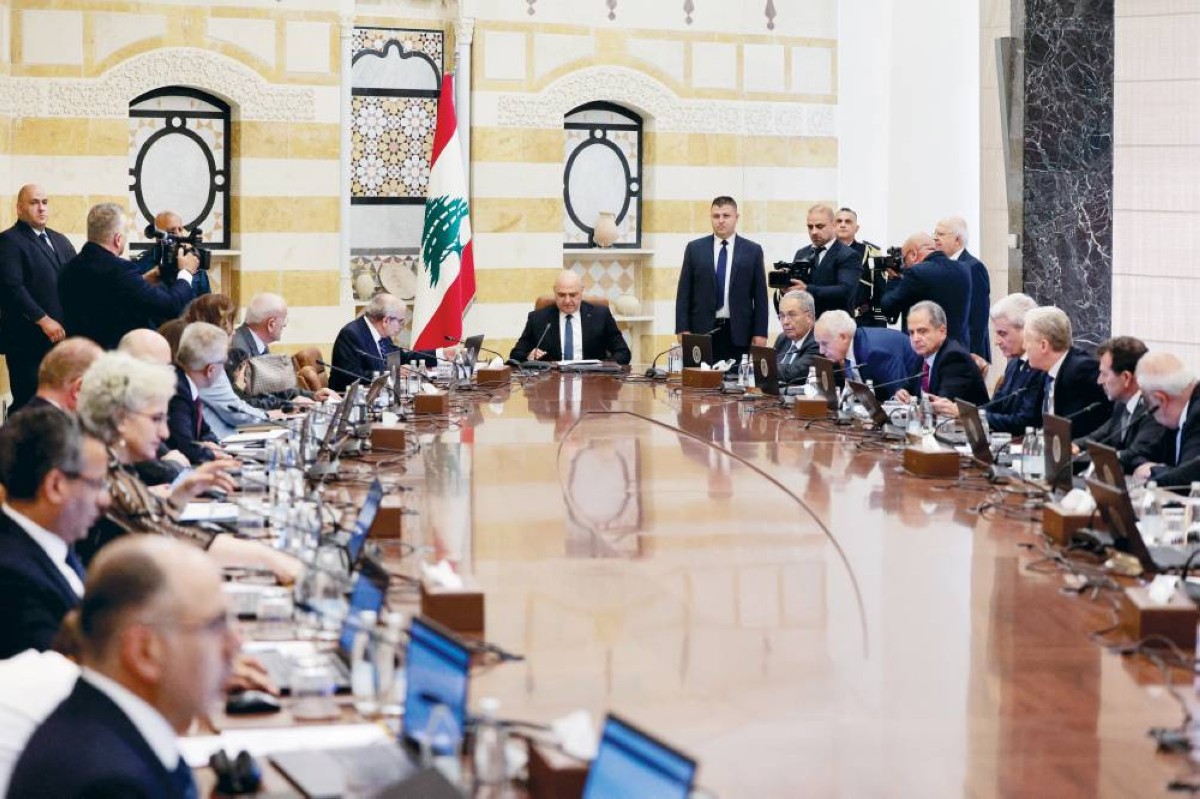 اجتماع وزاري في قصر بعبدا بحضور جوزيف عون لبحث جهود حصر السلاح بيد الدولة 