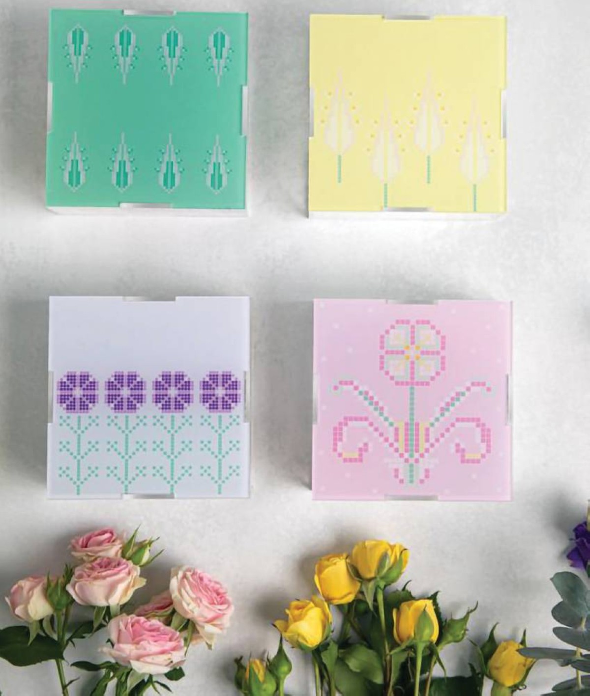 صناديق بنقوشات تراثية مميزة لمي نصر الله