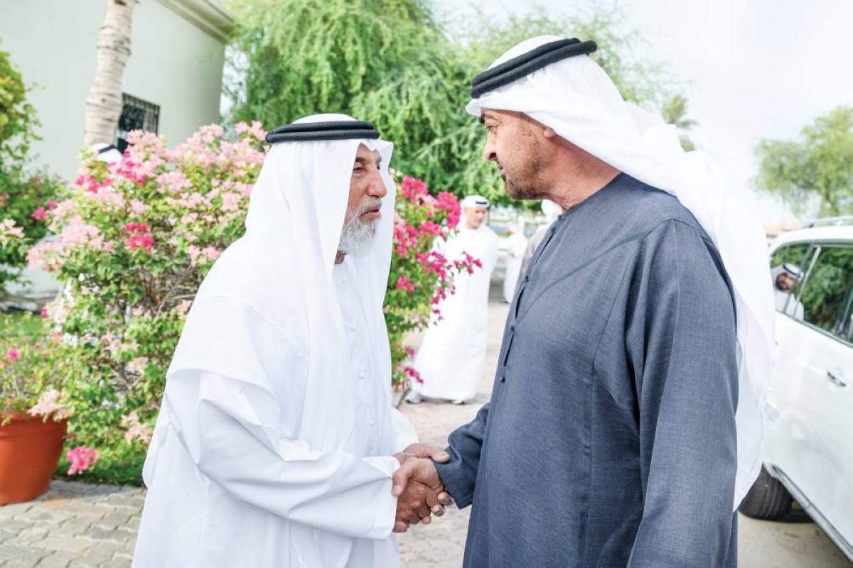  سموه معزياً حميد الهاملي 