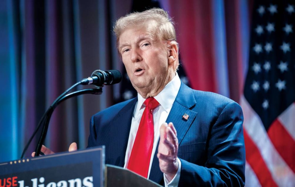 ترامب خلال الإعلان عن تعليق الرسوم على الصين 