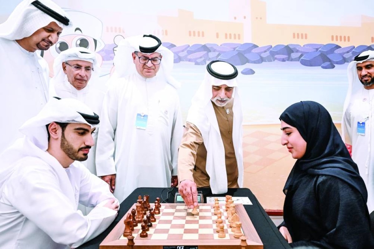 نهيان بن مبارك يفتتح مهرجان أبوظبي الدولي للشطرنج