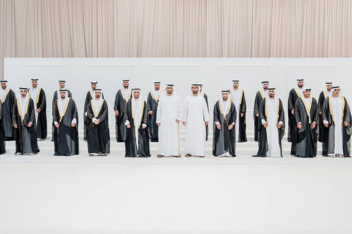 أحمد بن سعود وصقر بن سعود خلال الحفل