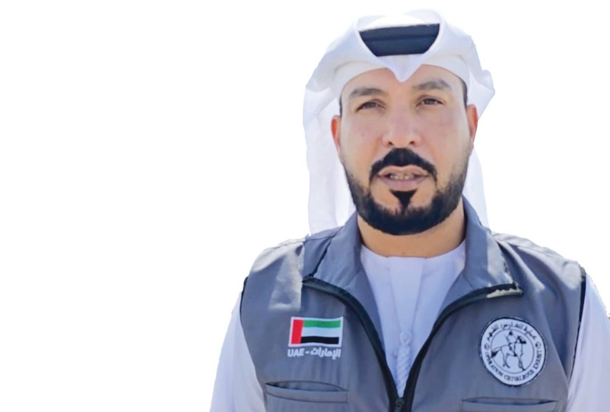 حمود العفاري: 44 % مساهمة الإمارات ضمن الإمدادات لأهالي غزة 