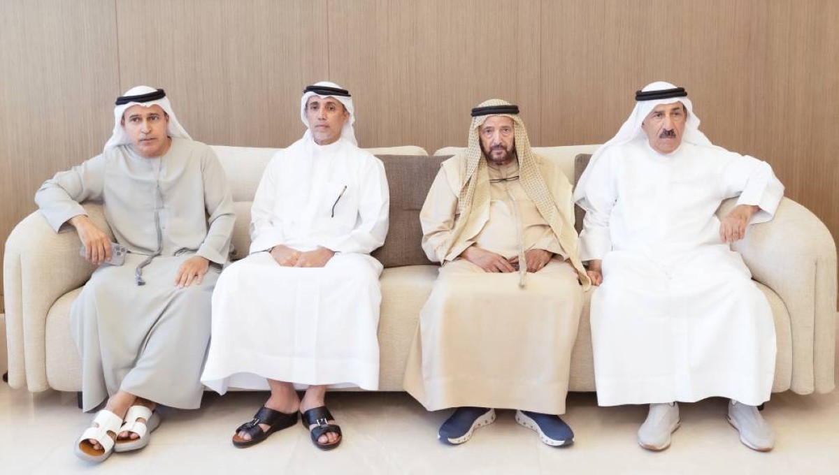 عبدالله حارب ومحمد الحبتور وعلي الشعفار