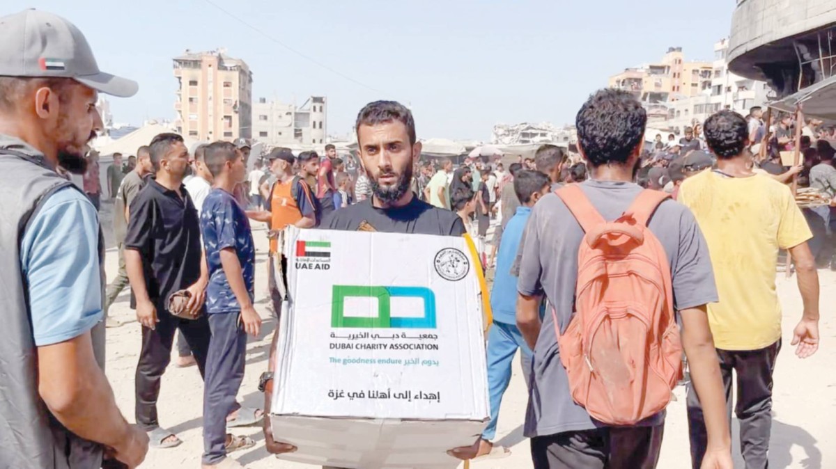 التزام إماراتي متواصل بتقديم الدعم للأشقاء في قطاع غزة 
