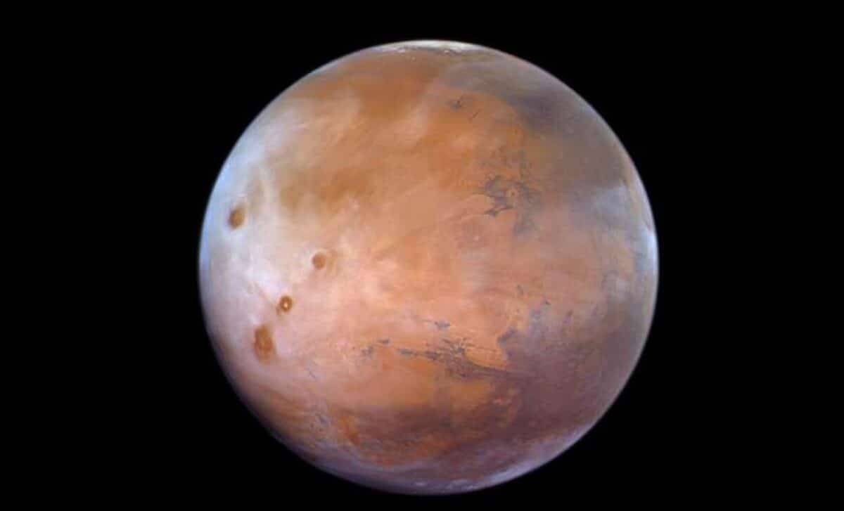 المريخ في صورة نشرتها وكالة الإمارات للفضاء 