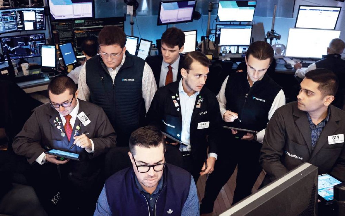  متداولون في بورصة نيويورك    