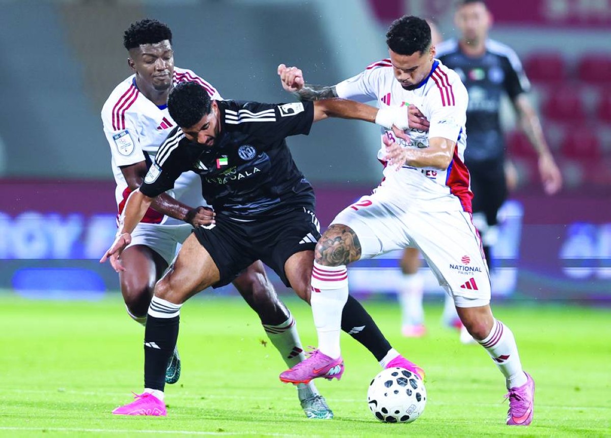  الشارقة لم يقدم مستواه المعهود أمام الجزيرة 