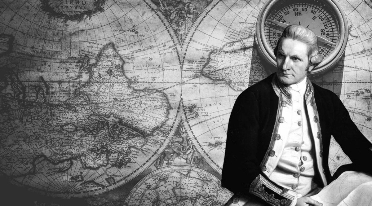 1768 - المستكشف والبحار الإنجليزي جيمس كوك يقوم بأول رحلة بحرية له.