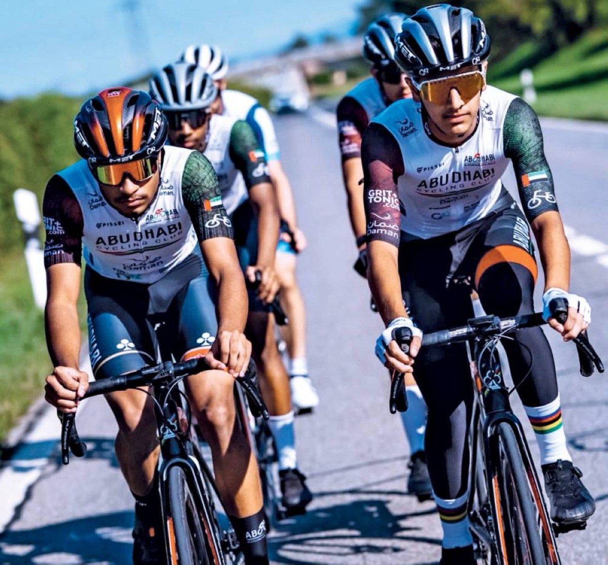 جانب من مشاركة سابقة لـ«أبوظبي للدراجات» 