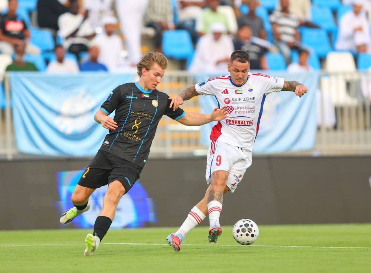 الشارقة يكرر فوزه على دبا ويضع قدماً في ربع نهائي كأس المحترفين