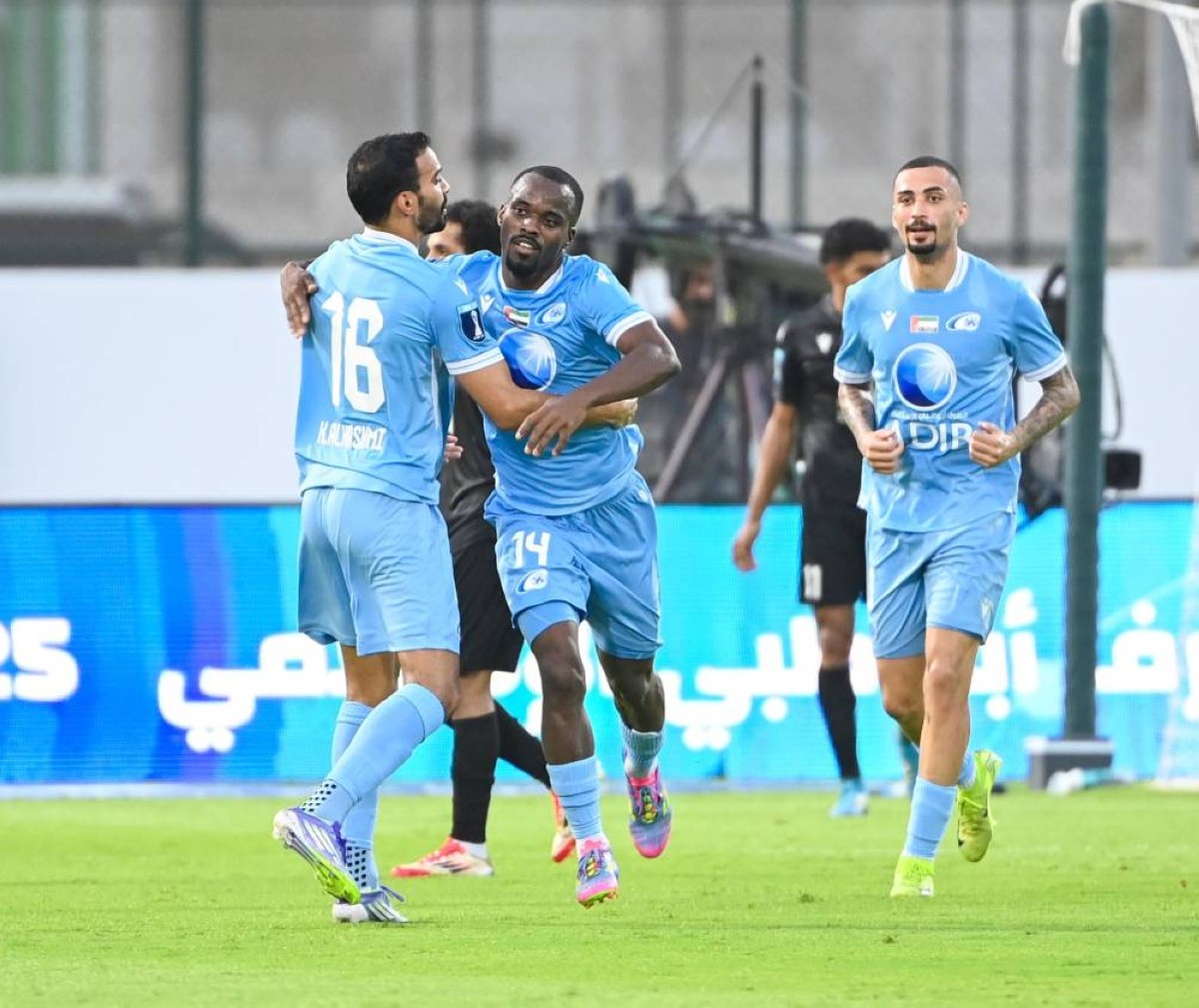 خورفكان وبني ياس يتعادلان 2-2