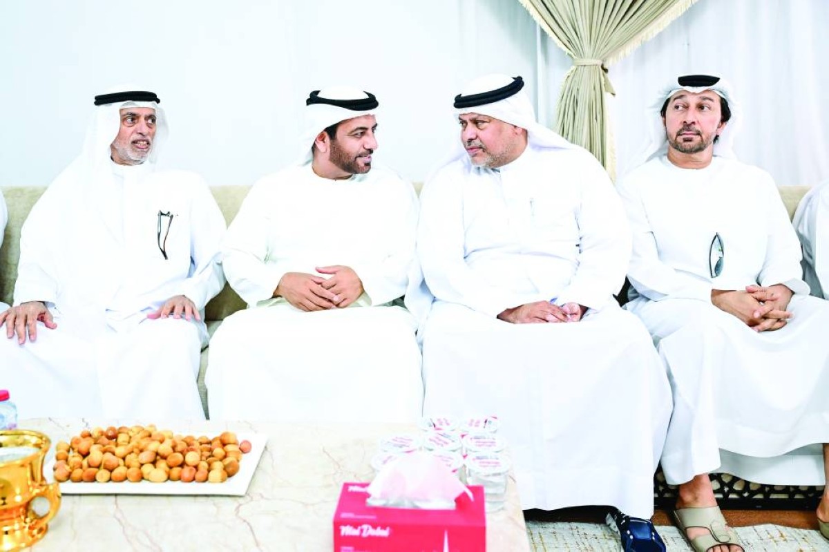 ابراهيم الحساوي خلال العزاء