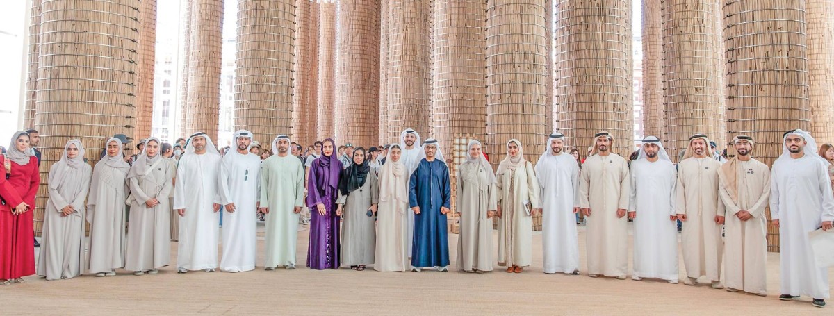 خلال المشاركة في فعاليات جناح الدولة بحضور محمد الكويتي وعلي النيادي