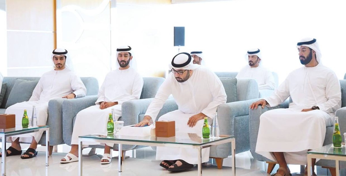 راشد بن سعود خلال إطلاق الهوية الترويجية 
