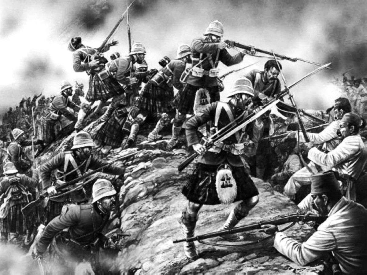 1882  هزيمة أحمد عرابي في معركة التل الكبير وبداية الاحتلال الإنجليزي لمصر.