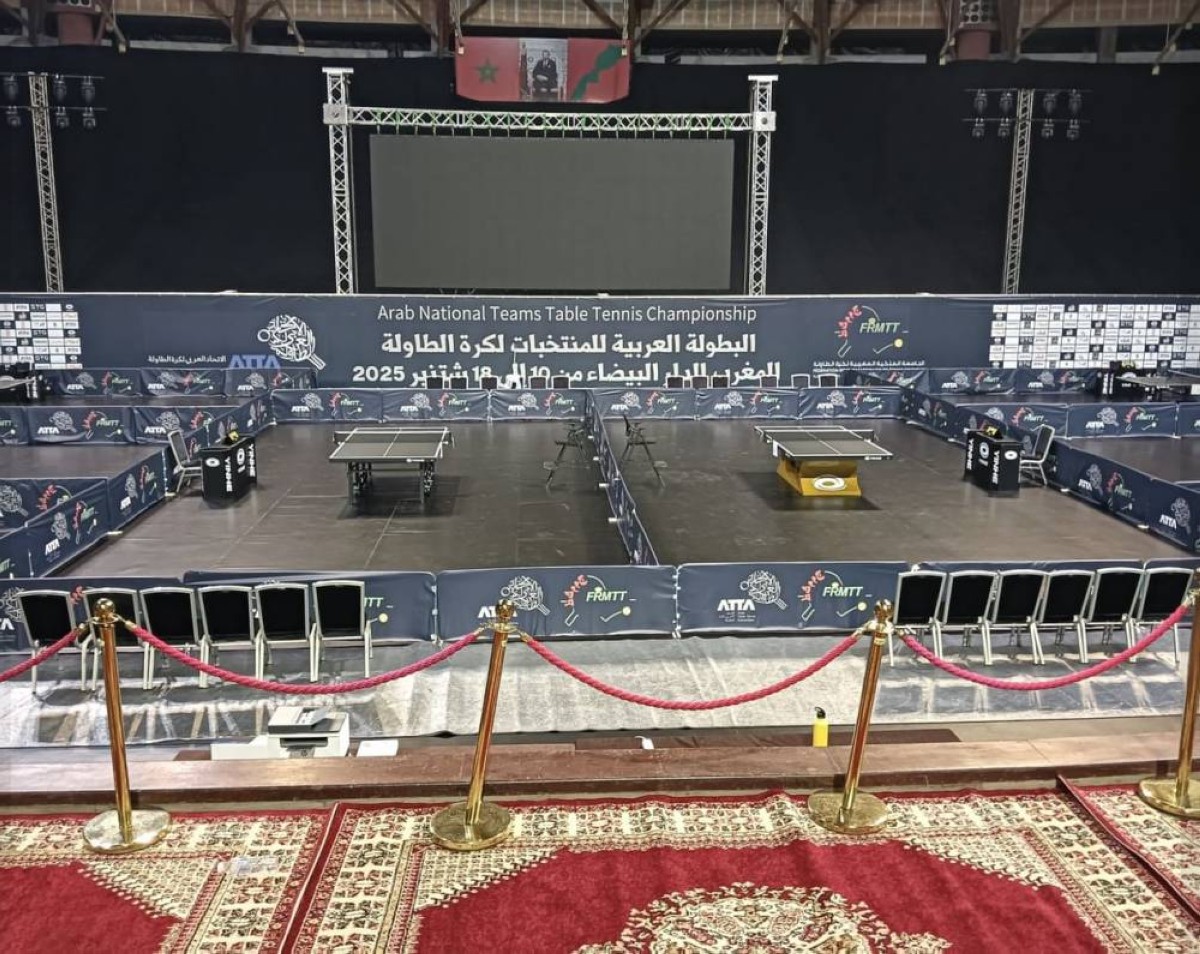 منتخب الإمارات يتأهل لنهائي مسابقتي الزوجي بالبطولة العربية لكرة الطاولة