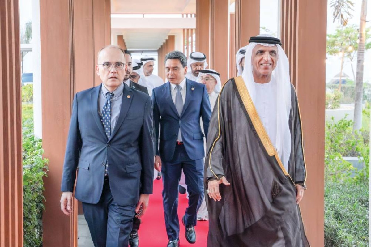 سعود بن صقر خلال حضوره الاحتفال 

