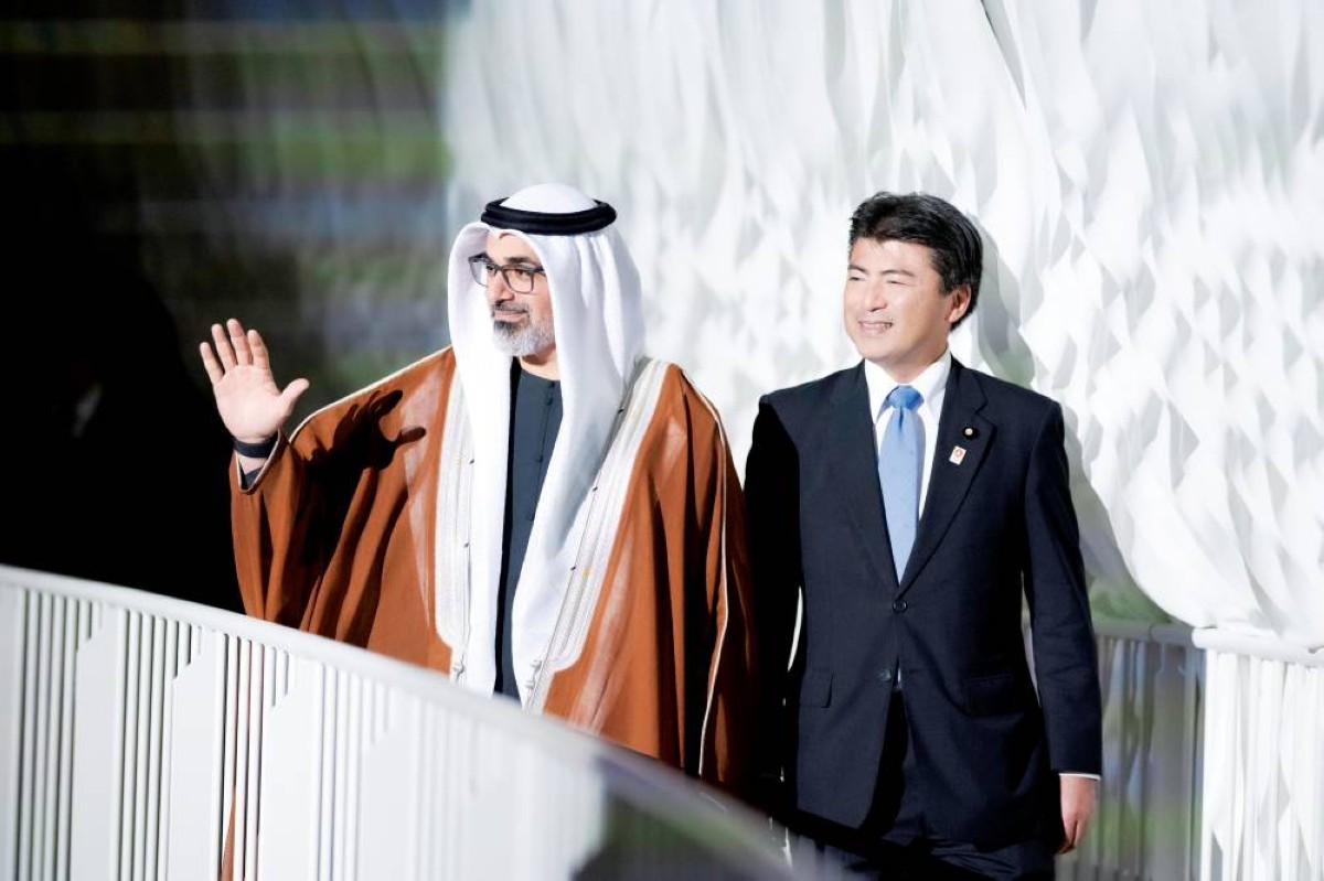 سموه خلال حضوره يوم الإمارات ضمن فعاليات المعرض