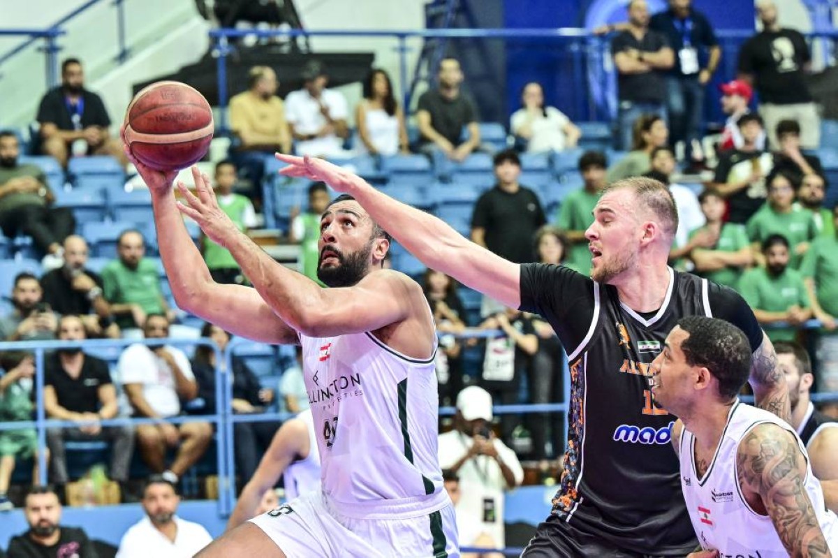 الحكمة اللبناني يتخطى الوحدة السوري في عربية السلة