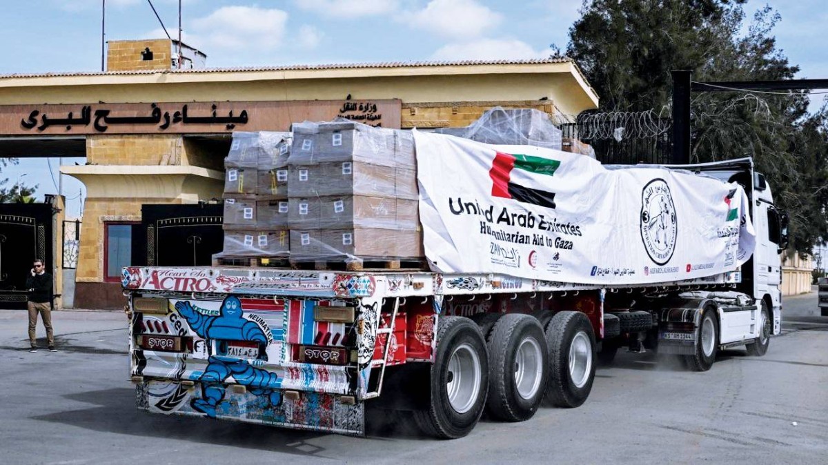 الإمارات في صدارة جهود ومبادرات الإغاثة الشاملة لدعم الأشقاء الفلسطينيين