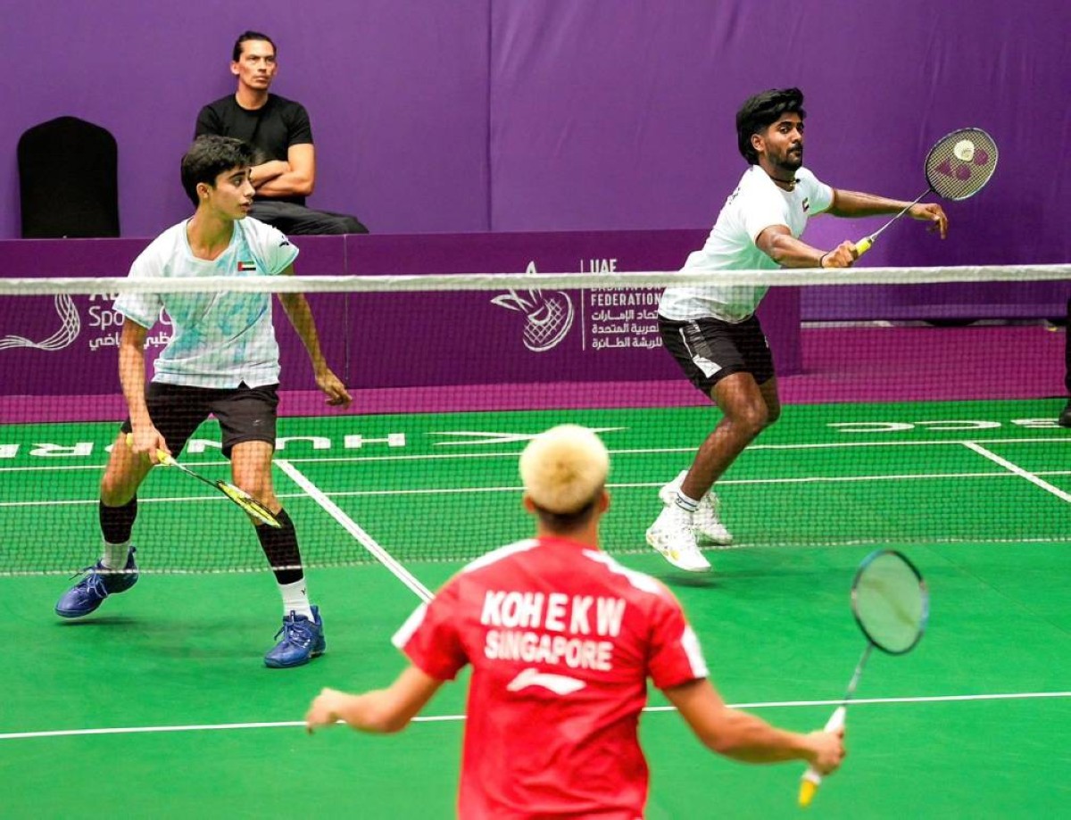 مشاركة مشرفة للاعبي الإمارات في بطولة العين ماسترز للريشة