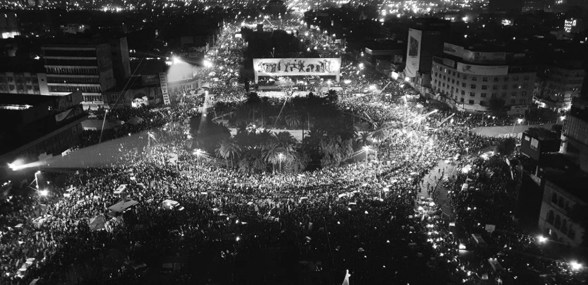 2019 مقتل 100 شخص وإصابة الآلاف خلال تظاهرات شعبية في العراق
