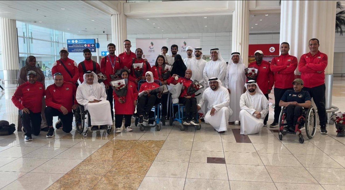 استقبال بالورود لأبطال «أصحاب الهمم» بعد إنجاز نيودلهي العالمي