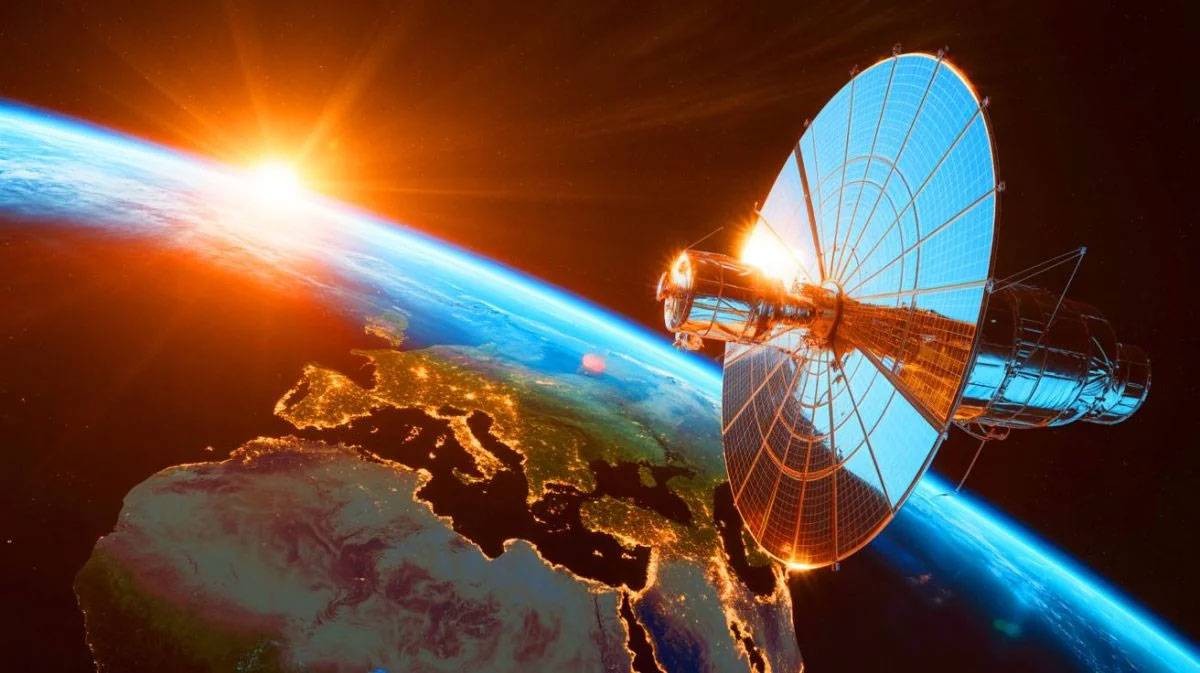 رسم توضيحي لمرآة فضائية كبيرة تعكس ضوء الشمس إلى الأرض