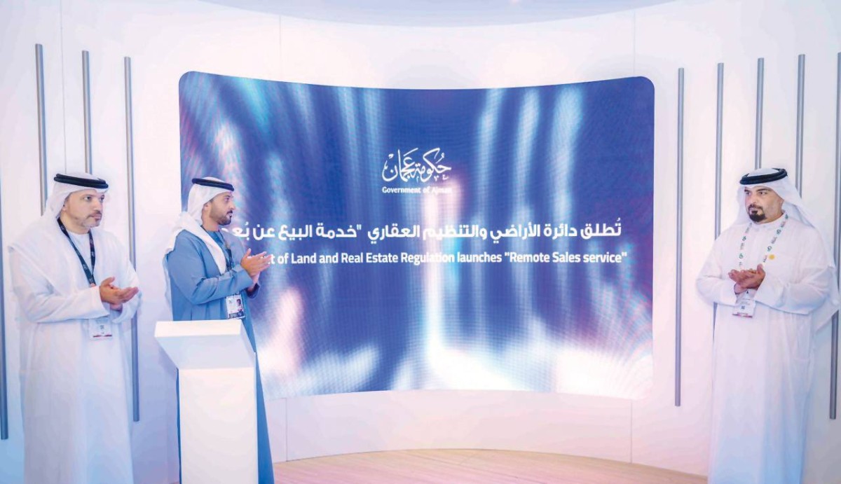 عبدالعزيز النعيمي خلال إطلاق الخدمة الجديدة