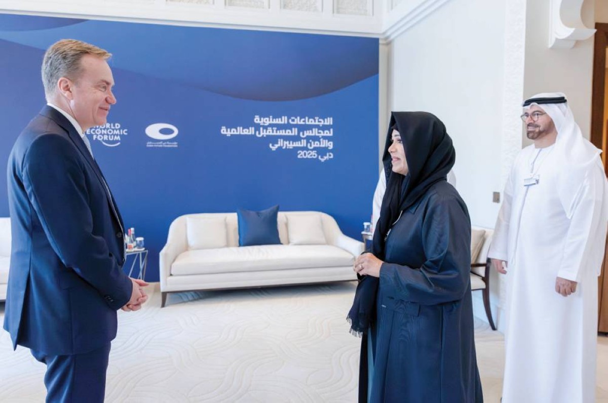 لطيفة بنت محمد ومحمد القرقاوي وبورغ برينده