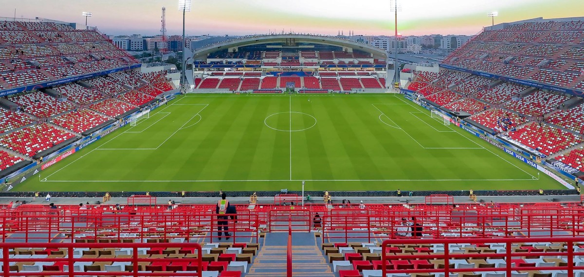 استاد محمد بن زايد يستضيف لقاء الإمارات والعراق في ملحق المونديال