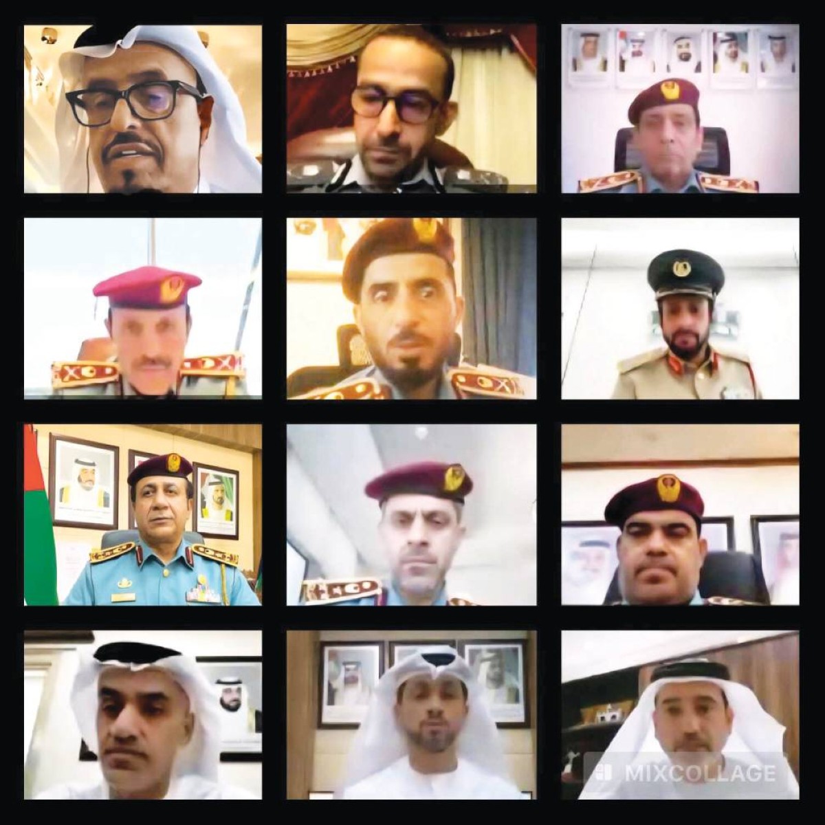 ضاحي خلفان مترئساً الاجتماع الافتراضي للمجلس