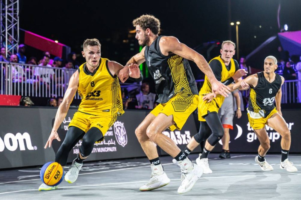 14 فريقاً في الجولة العالمية لكرة السلة الثلاثية «أبوظبي 2025» غداً