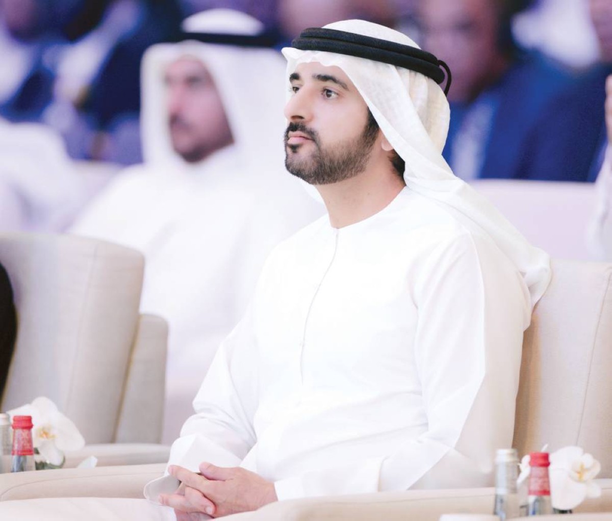 حمدان بن محمد خلال الافتتاح