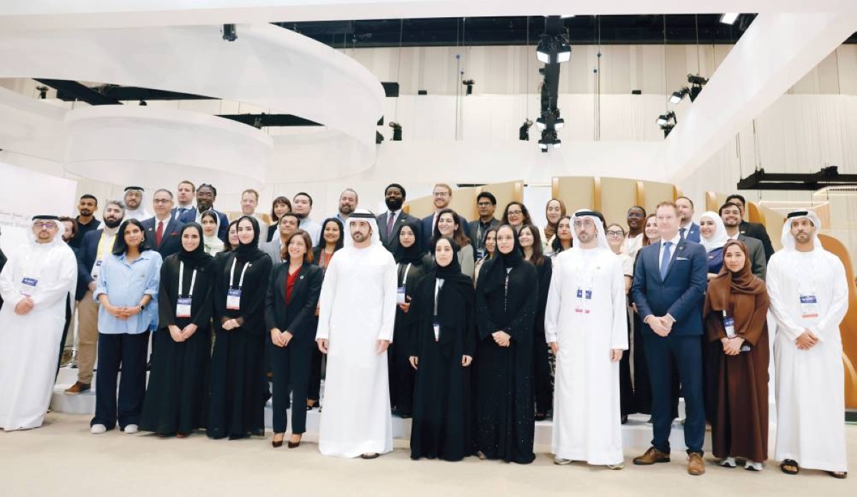 سموه خلال لقائه الفريق المنظم للقمة من مكتب إكسبو دبي والمجلس التنفيذي لإمارة دبي